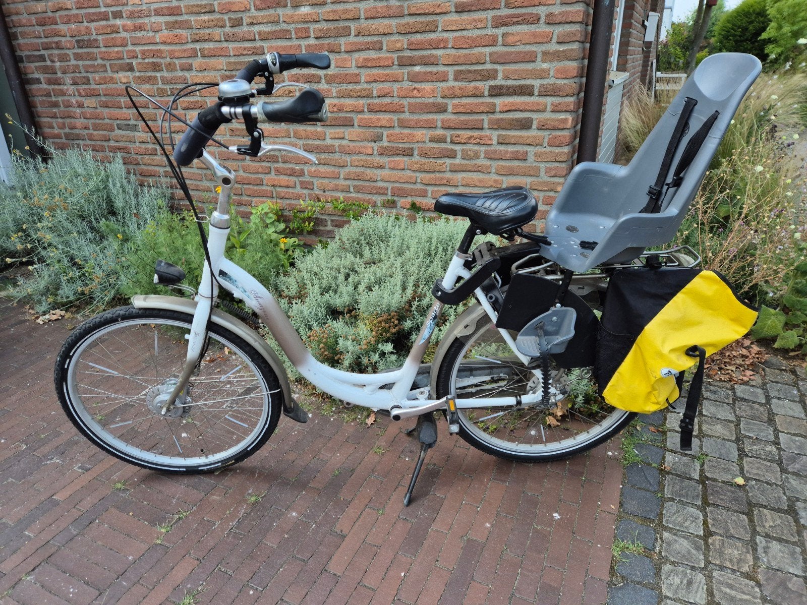 moederfiets Sparta Amazone incl kinderzitje, Ophalen, 1 zitje, Gebruikt, Sparta