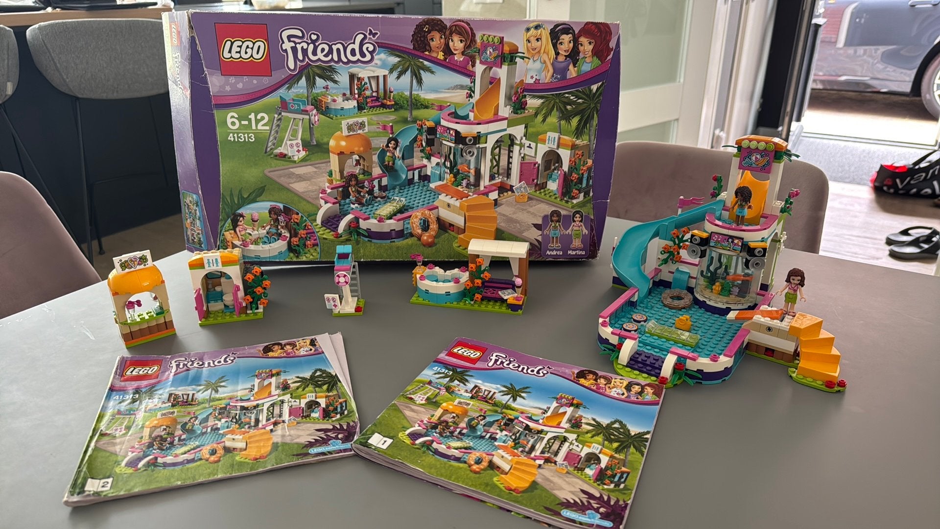 Lego friends zwembad, Ophalen, Zo goed als nieuw