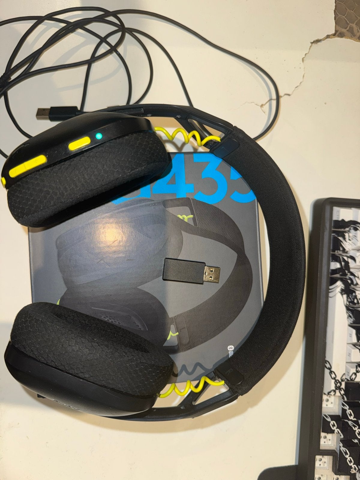Logitech G435 Gaming Headset - Zeer goede staat, compleet, Gaming, Ophalen of Verzenden, Zo goed als nieuw, Zwart