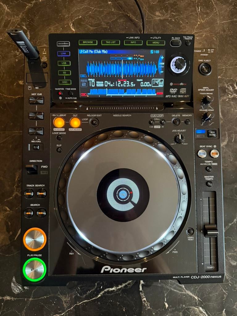 Pioneer CDJ-2000 nexus met decksaver, Ophalen of Verzenden, Zo goed als nieuw, Dj-set, Pioneer
