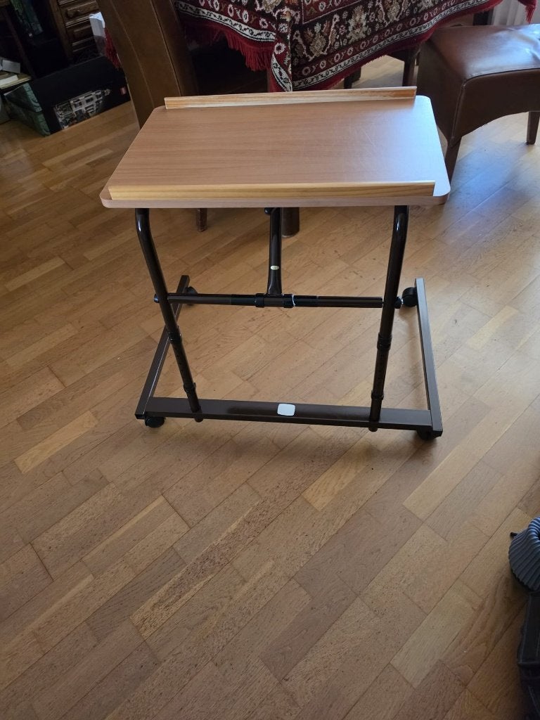 Stoelleestafel, Ophalen, Zo goed als nieuw, Bruin, Metaal