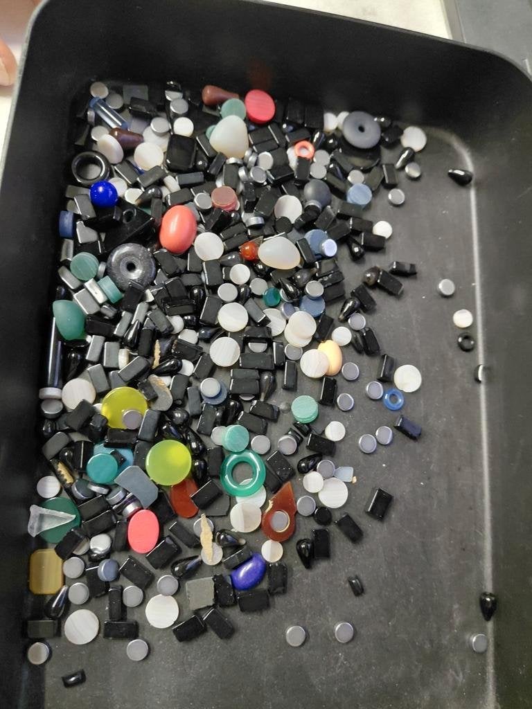 Mix van edelsteen en mineraal ornamenten cabochons, Ophalen of Verzenden