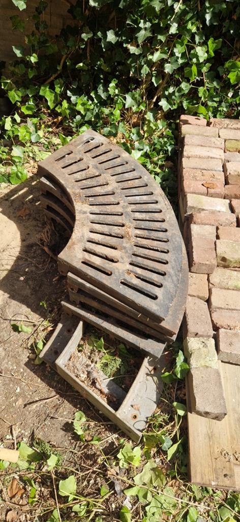 Gietijzeren boomrooster Samson, 4 stuks, Tuin en Terras, Ophalen, Gebruikt