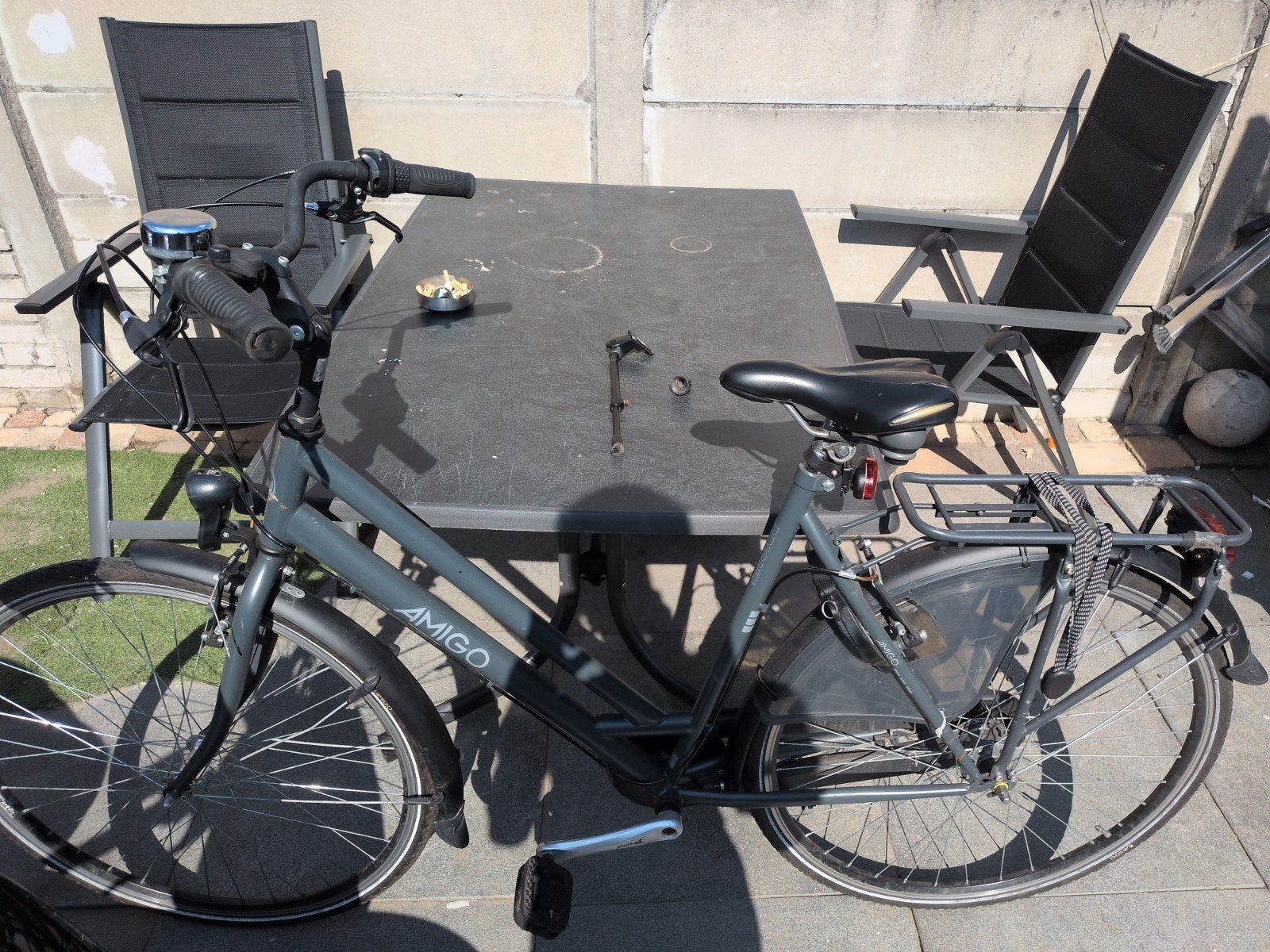 Amigo fiets met lage instap en versnellingen, Gebruikt, Velgrem, Versnellingen, 50 tot 53 cm