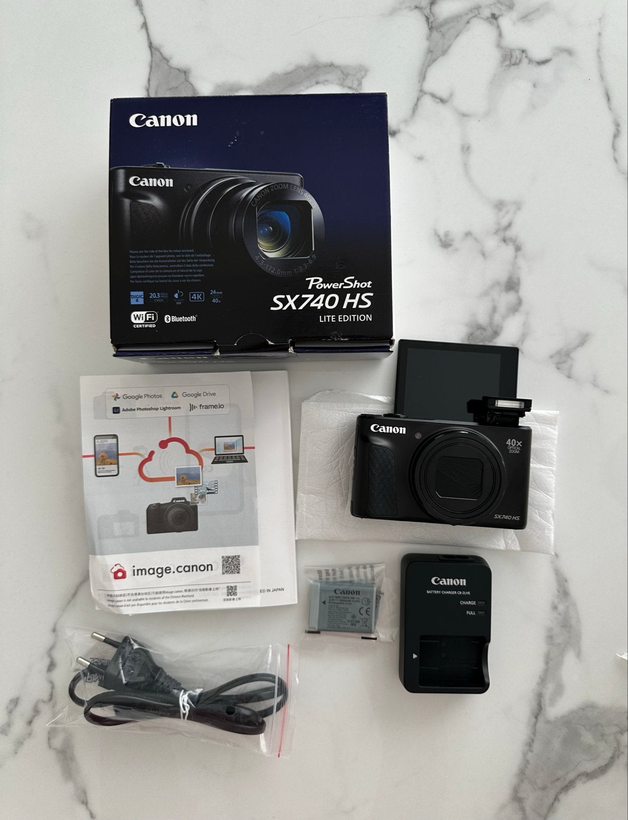 Canon PowerShot SX740 HS Compact Camera - Zo goed als nieuw, Canon, Compact, Nieuw, Ophalen of Verzenden