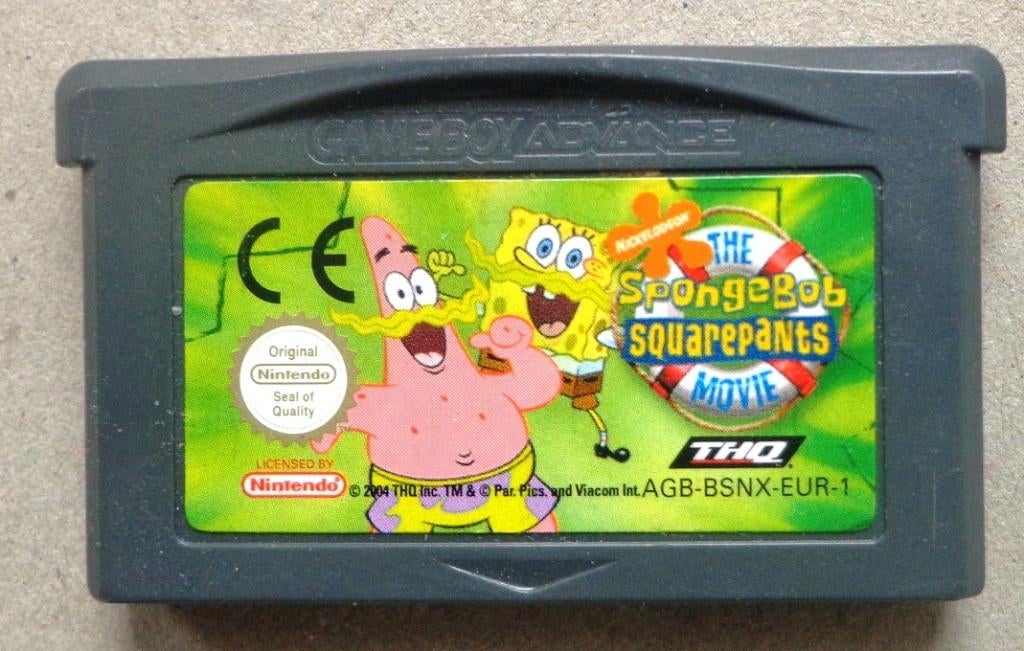 Spongebob Squarepants the Movie voor de Gameboy Advance, Avontuur en Actie, Gebruikt, 1 speler, Ophalen of Verzenden