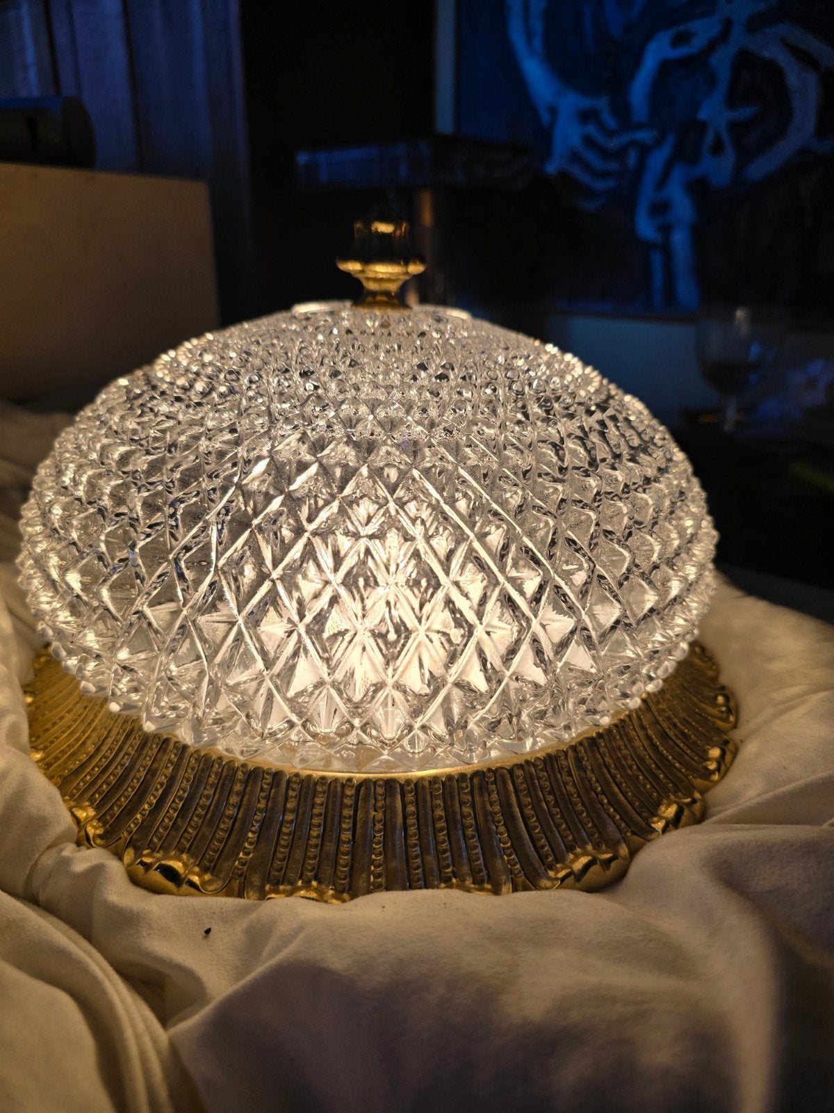plafondlamp glashütte limburg, Huis en Inrichting, Ophalen, Zo goed als nieuw, Glas