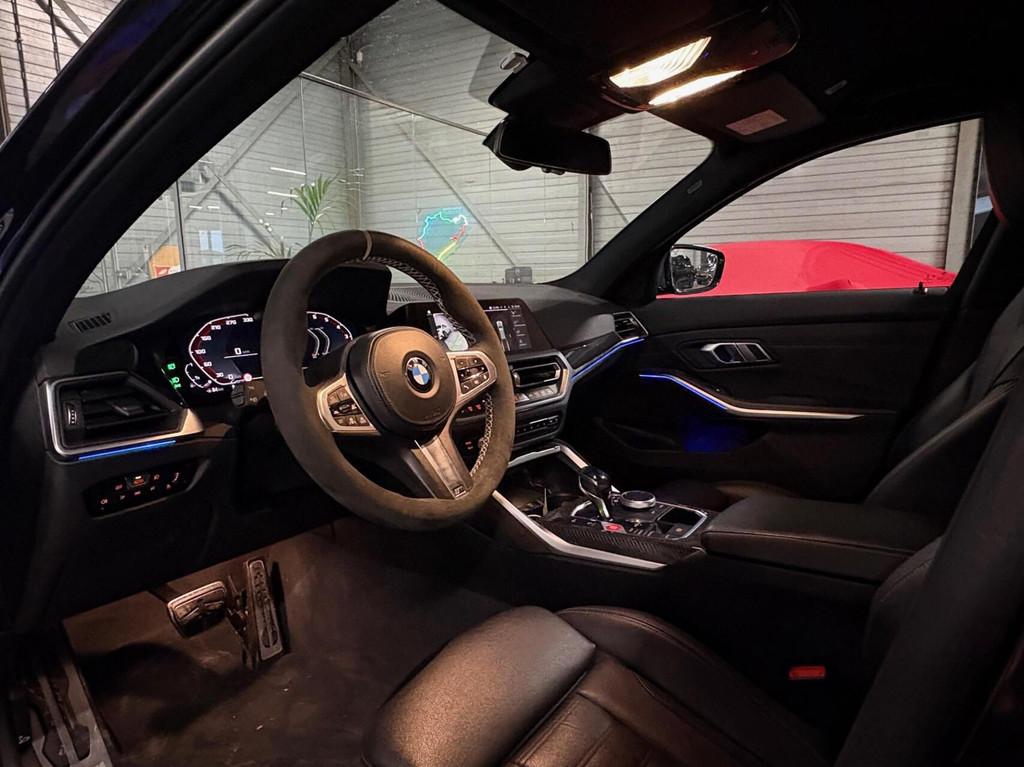 BMW 3-serie Touring M340i xD High Executive|Laser|HUD|422PK/, Auto's, BMW, 1780 kg, Zwart, Leder, Vierwielaandrijving
