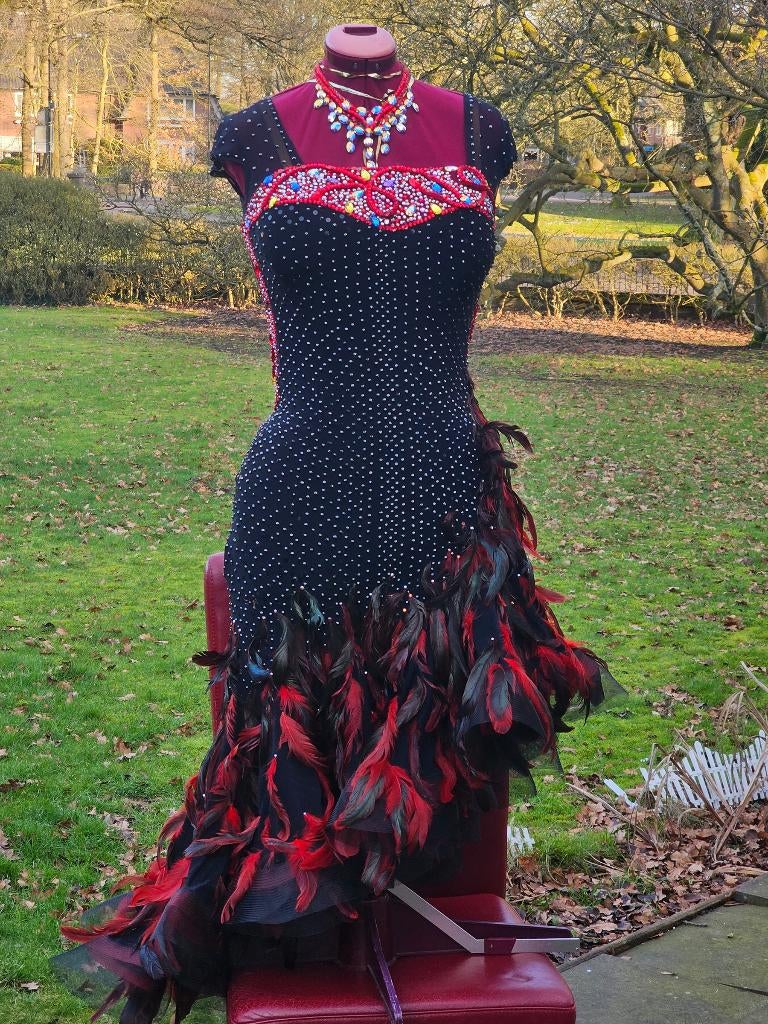 Latin American dances dress, Ophalen of Verzenden, Gebruikt, Kleding