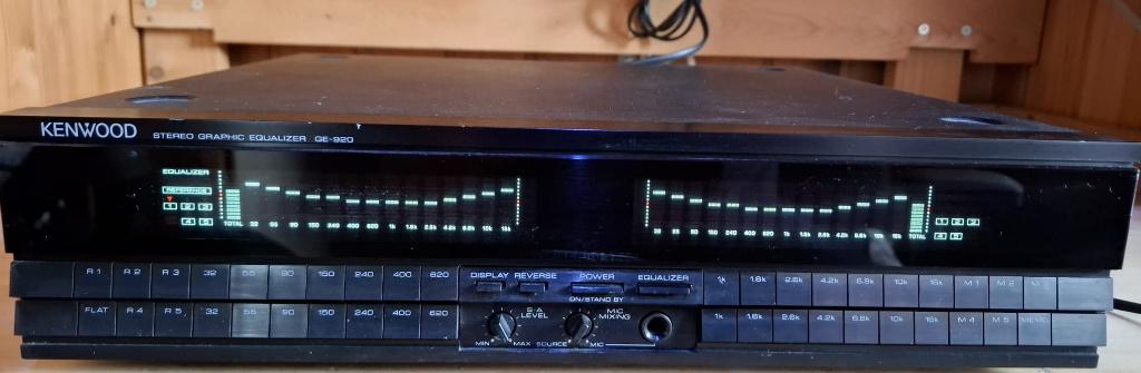 Kenwood GE-920 Stereo Grafische Equalizer (Vintage), Ophalen of Verzenden, Gebruikt