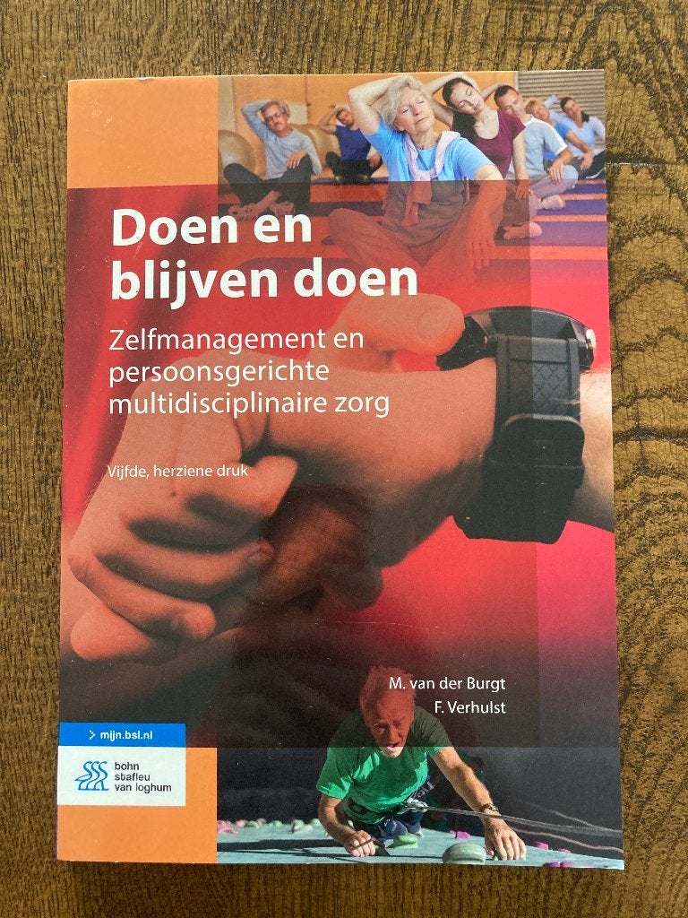 Doen en blijven doen - Zelfmanagement en persoonsgerichte, M. van der Burgt, F. Verhulst, Zo goed als nieuw, Gamma, HBO