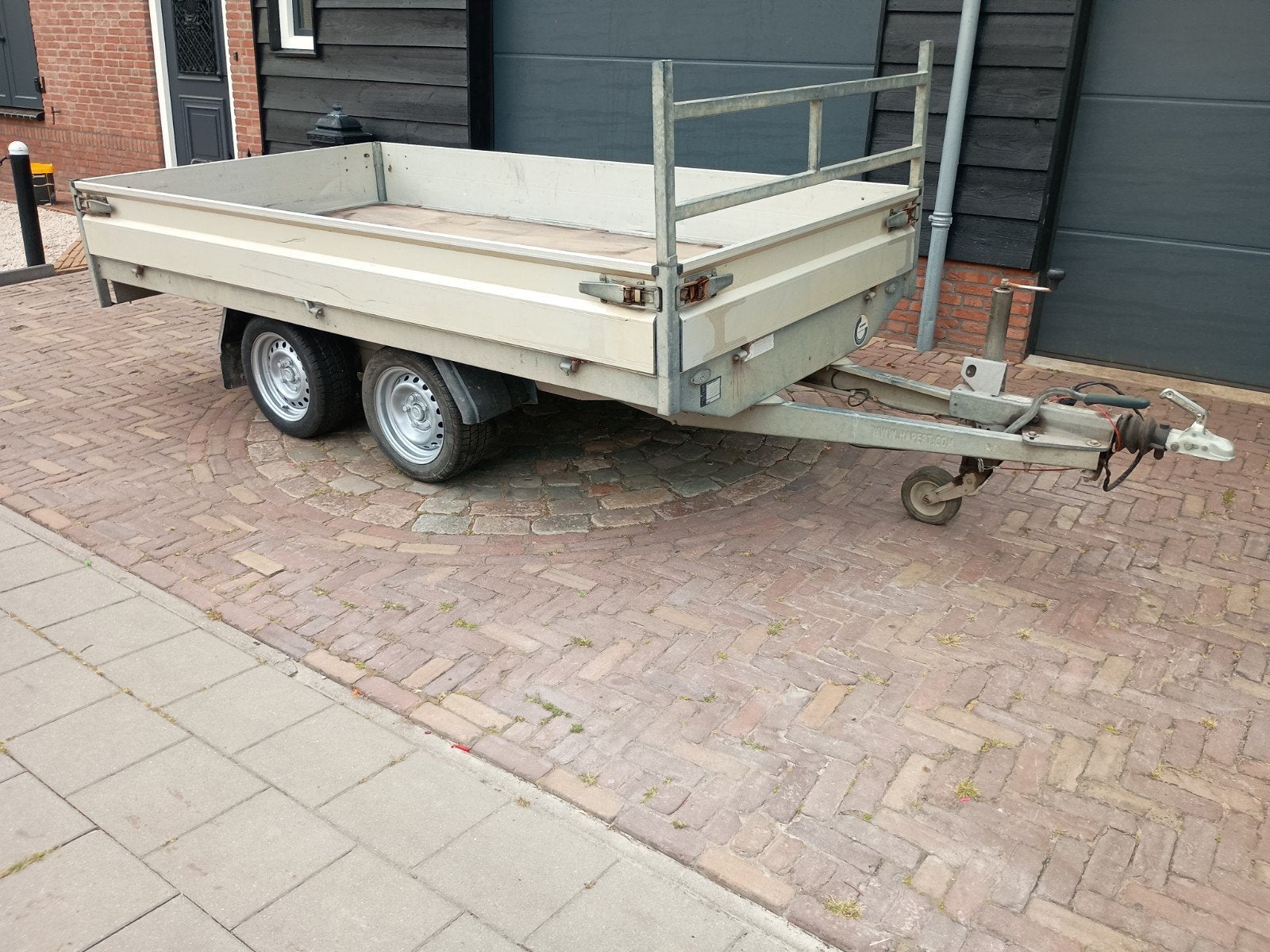 te koop plateauaanhangwagen 310x160, Ophalen