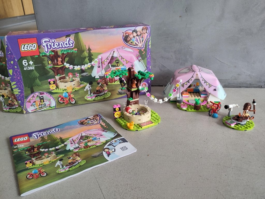 Lego Friends - Glamping in het bos, Lego, Friends, Ophalen of Verzenden, Zo goed als nieuw