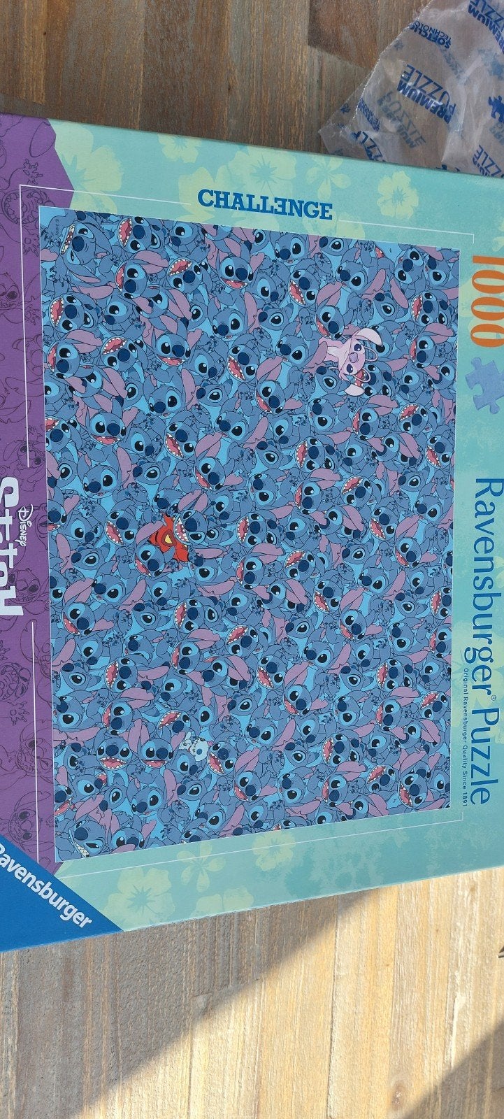 Disney Puzzels: Stitch Challenge (1000) & Mickey (1000+), Ophalen, 500 t/m 1500 stukjes, Zo goed als nieuw, Legpuzzel