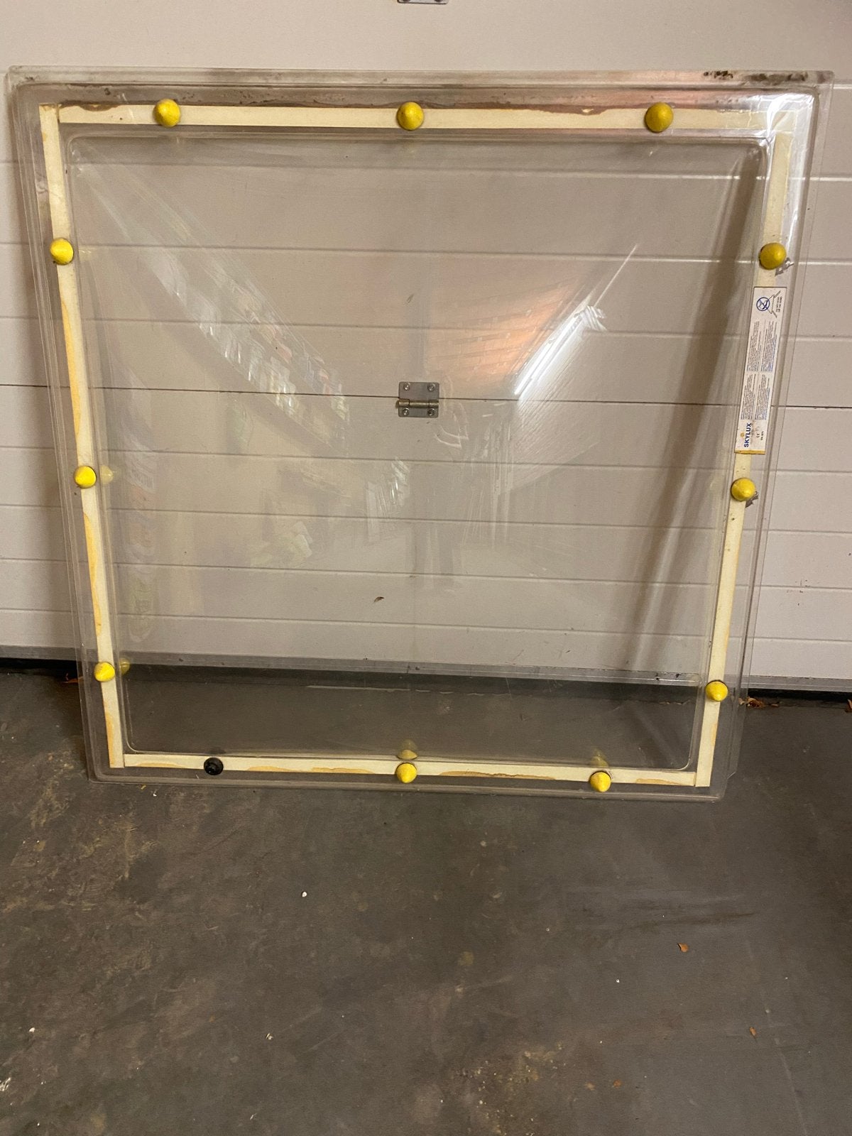 Skylux koepel 115x115 cm - zo goed als nieuw, Ophalen, Gebruikt, 80 tot 120 cm, 80 tot 120 cm