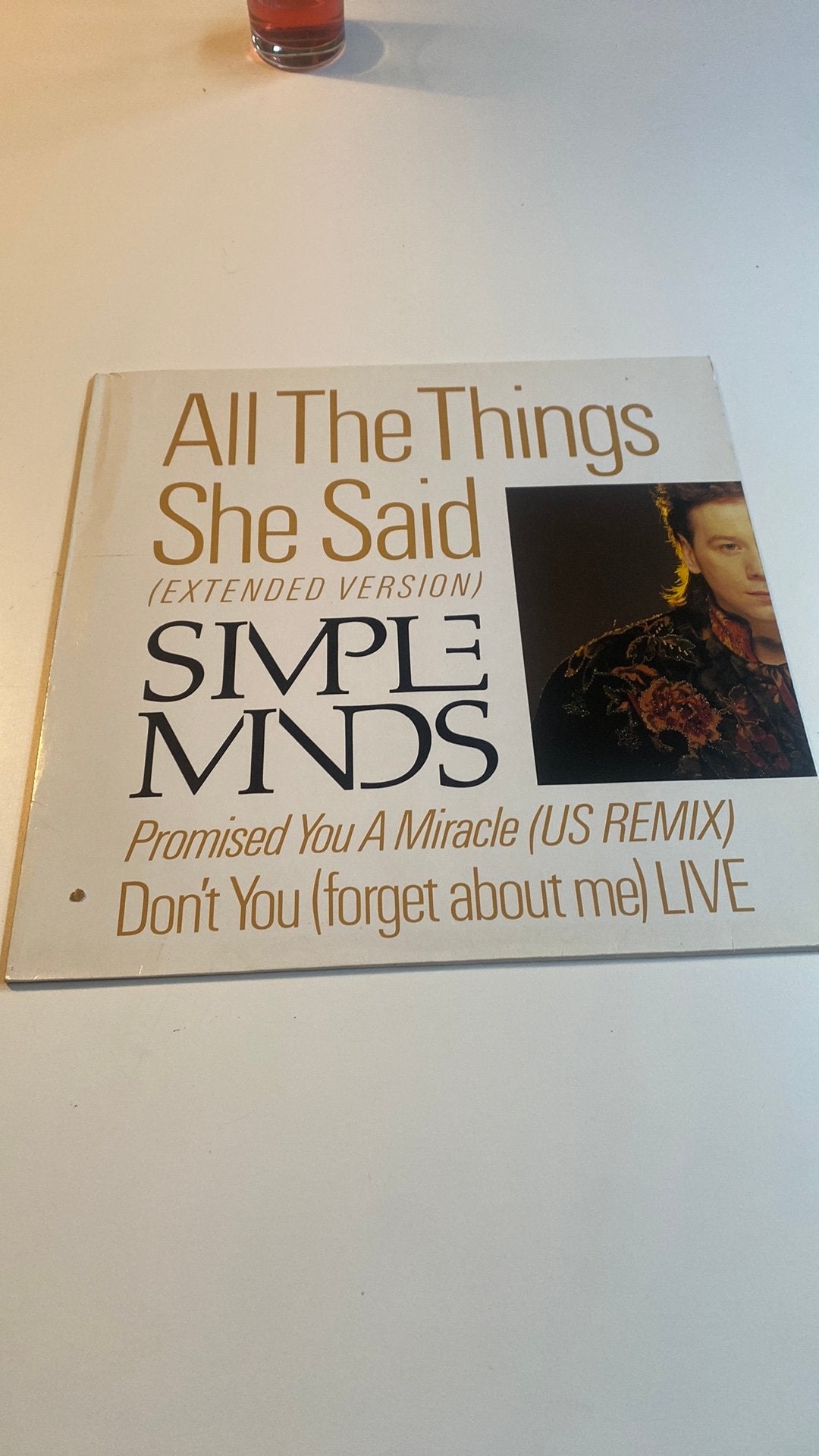Maxi single simple minds, all the things she said, Cd's en Dvd's, Vinyl Singles, Ophalen of Verzenden, Zo goed als nieuw