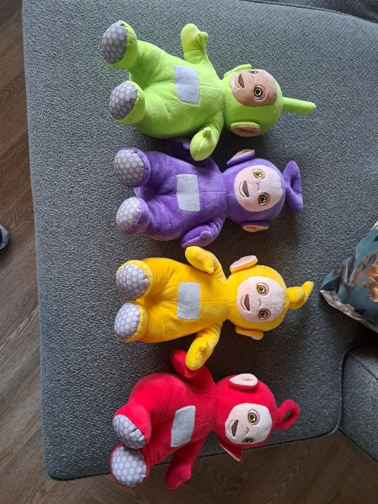 4 teletubbie knuffels, Ophalen, Zo goed als nieuw, Overige typen