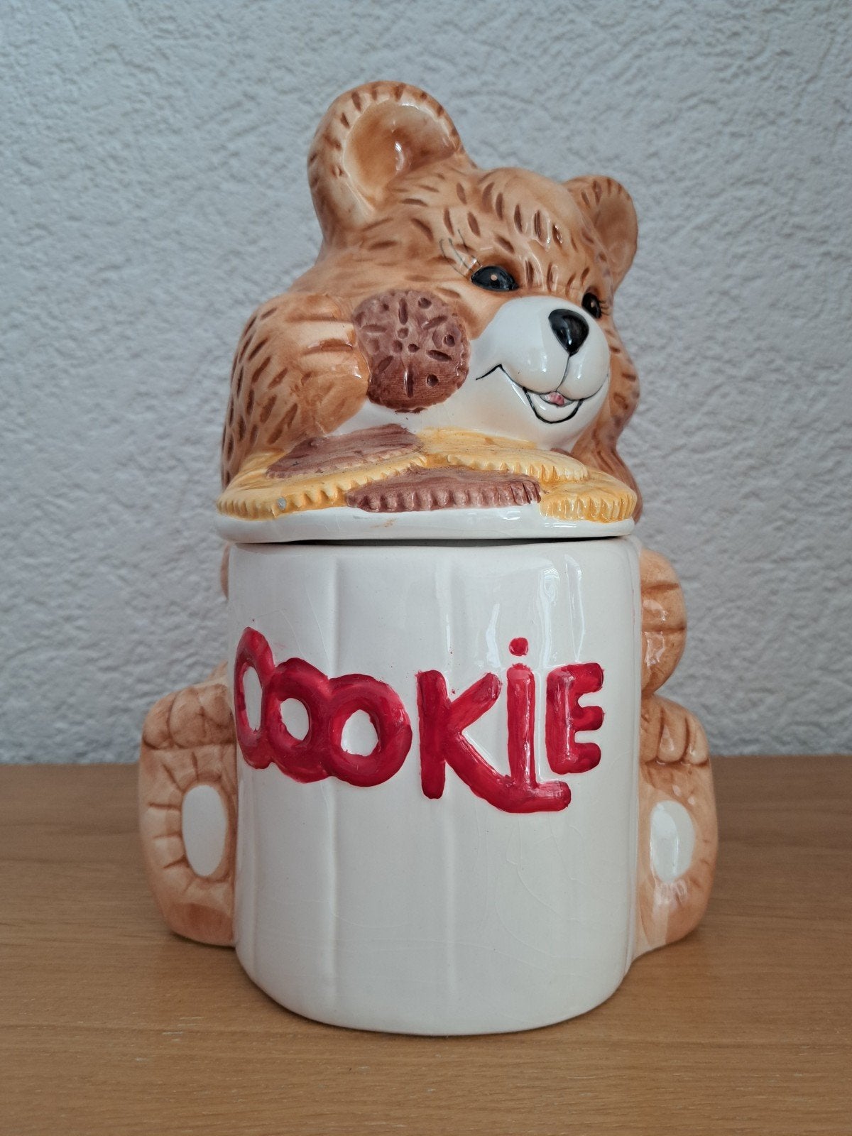 Unieke Koekjespot - Keramiek, Gebruikt, Keramiek, Overige typen, Ophalen of Verzenden