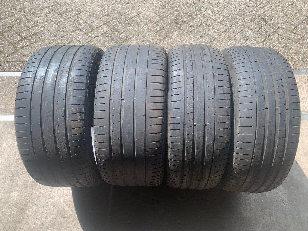 4X PIRELLI PZERO RUNFLAT BANDEN 275 35 R20 + 245 40 R20, Auto-onderdelen, Gebruikt, ., 275 mm, Banden en Velgen