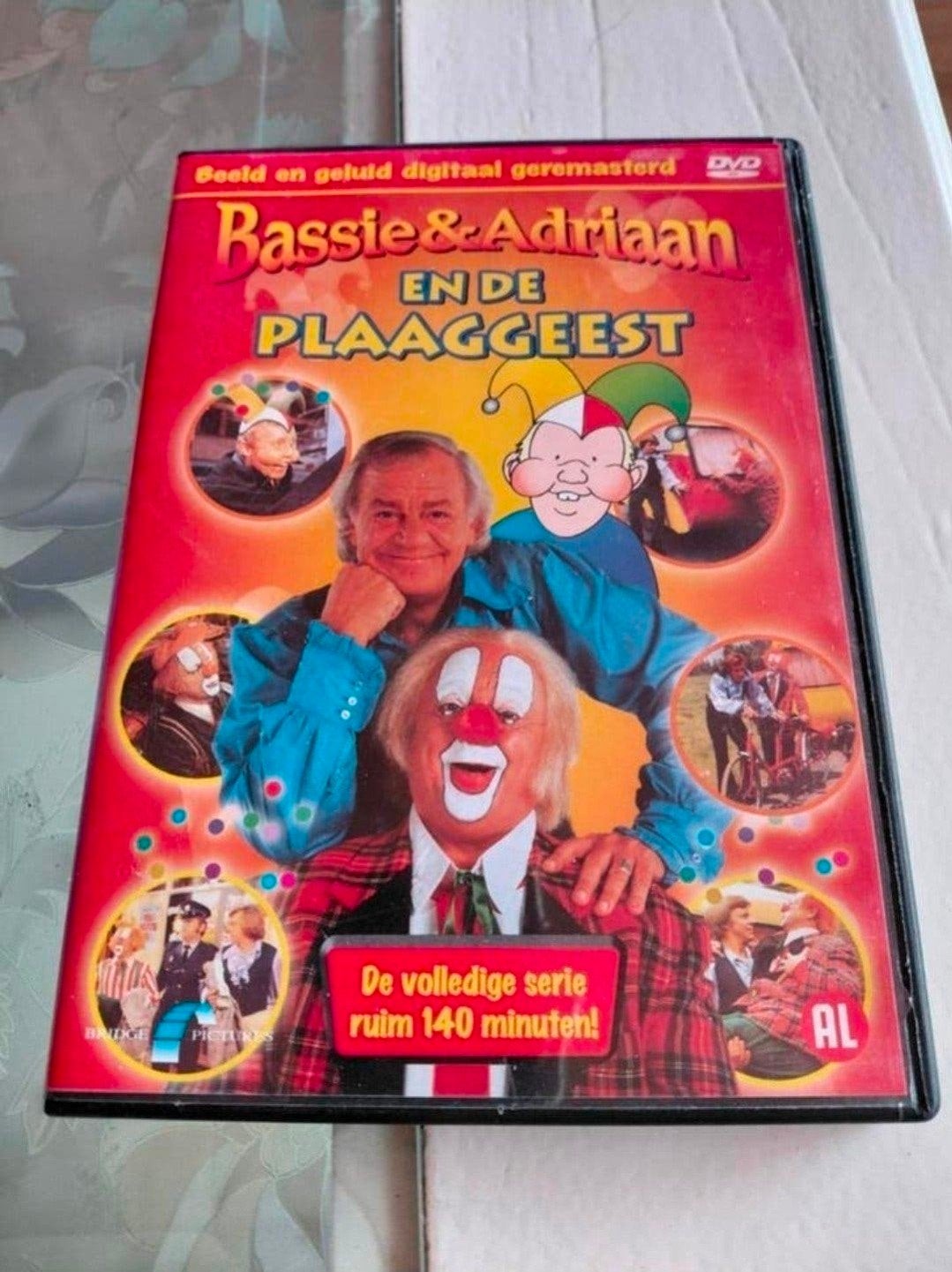 Bassie en Adriaan en de Plaaggeest dvd., Alle leeftijden, Tv-serie, Ophalen of Verzenden, Zo goed als nieuw