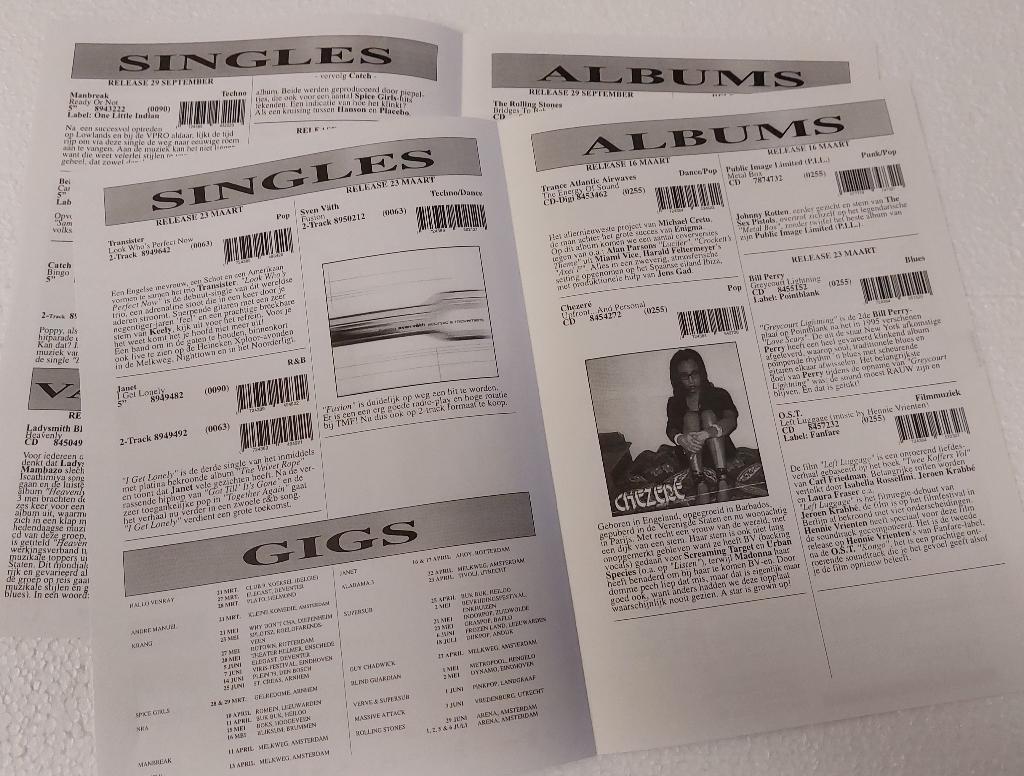 Janet Jackson PROMO FOLDERS Virgin 1997-98 Jacksons Michael, Verzamelen, Verzenden, NvT, -Virgin, Boek, Tijdschrift of Artikel