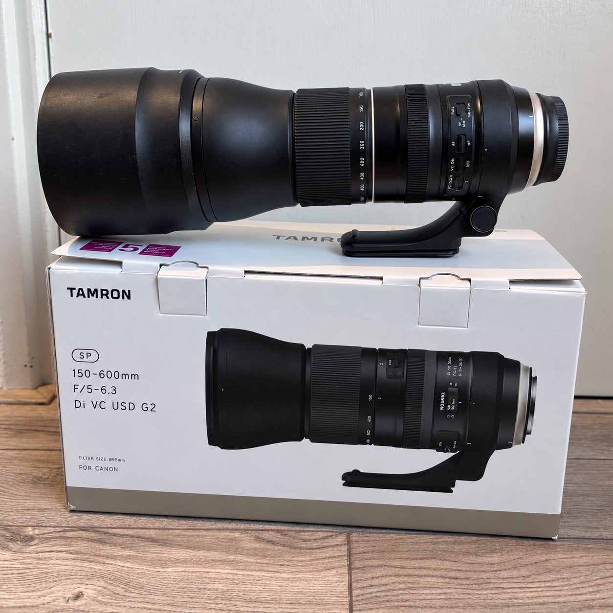 Tamron 150-600mm G2 Canon EF, Audio, Tv en Foto, Ophalen of Verzenden, Zo goed als nieuw, Telelens