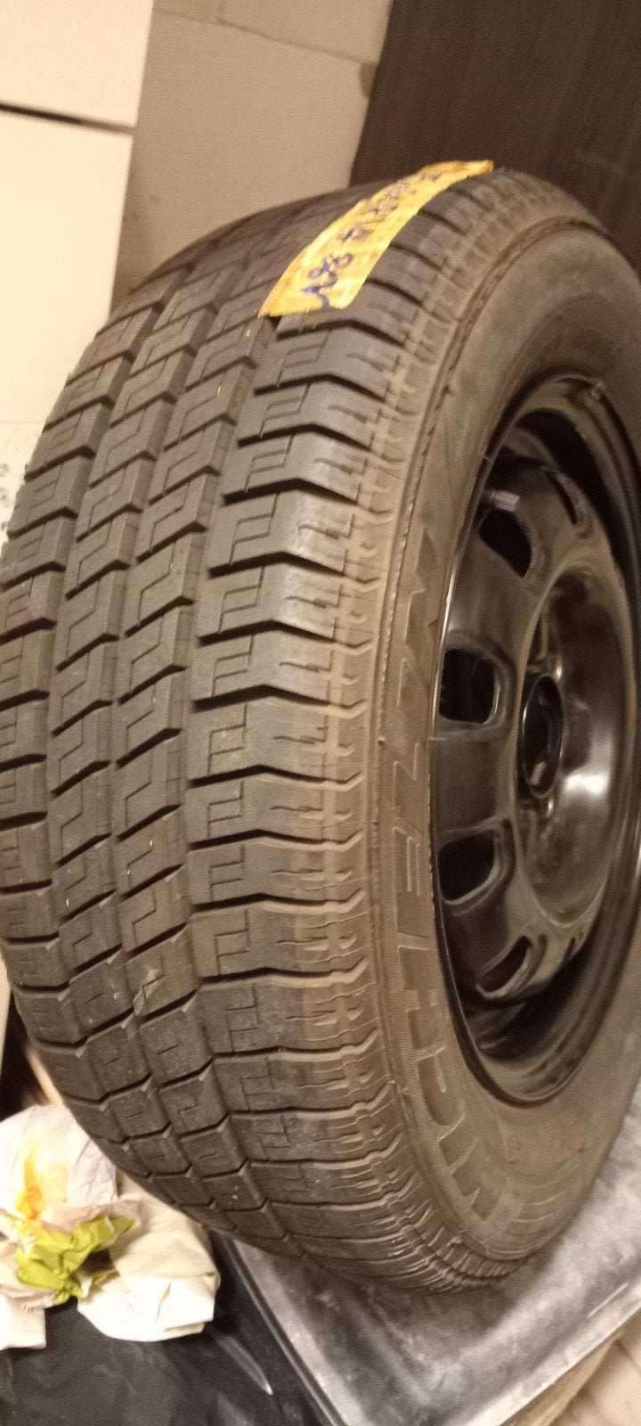 En michelin band en velg voor opel 195/60R14, Ophalen of Verzenden