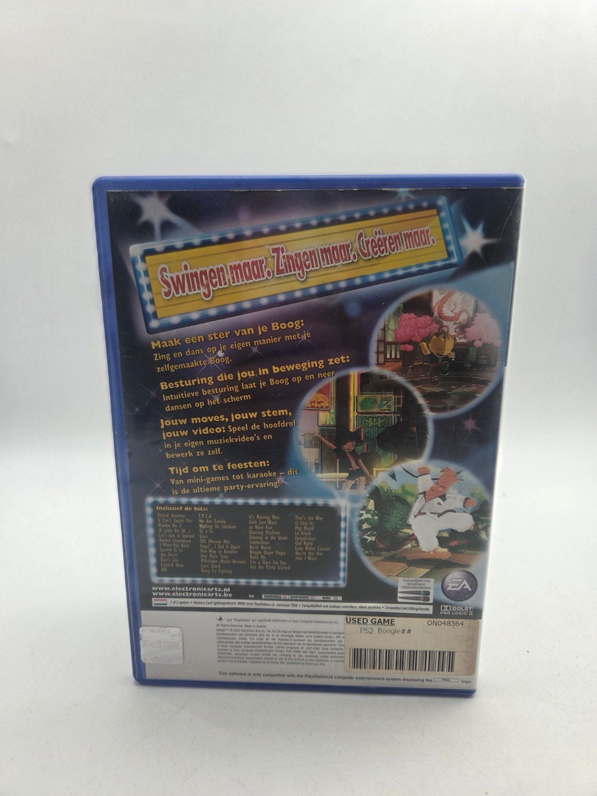 Boogie - PlayStation 2 (PS2) - Dans- en muziekspel, Muziek, Gebruikt, Electronic Arts, 1 speler