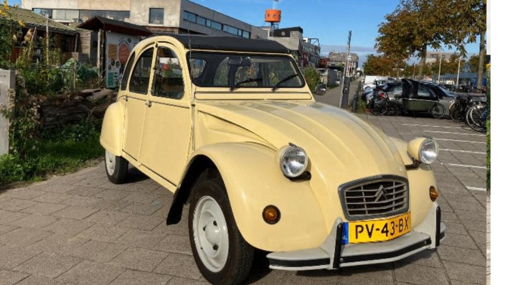 Citroen 2cv 0.6 1986, jaune rialto., Auto's, Citroën, Voorwielaandrijving, Stof, 602 cc, 2CV