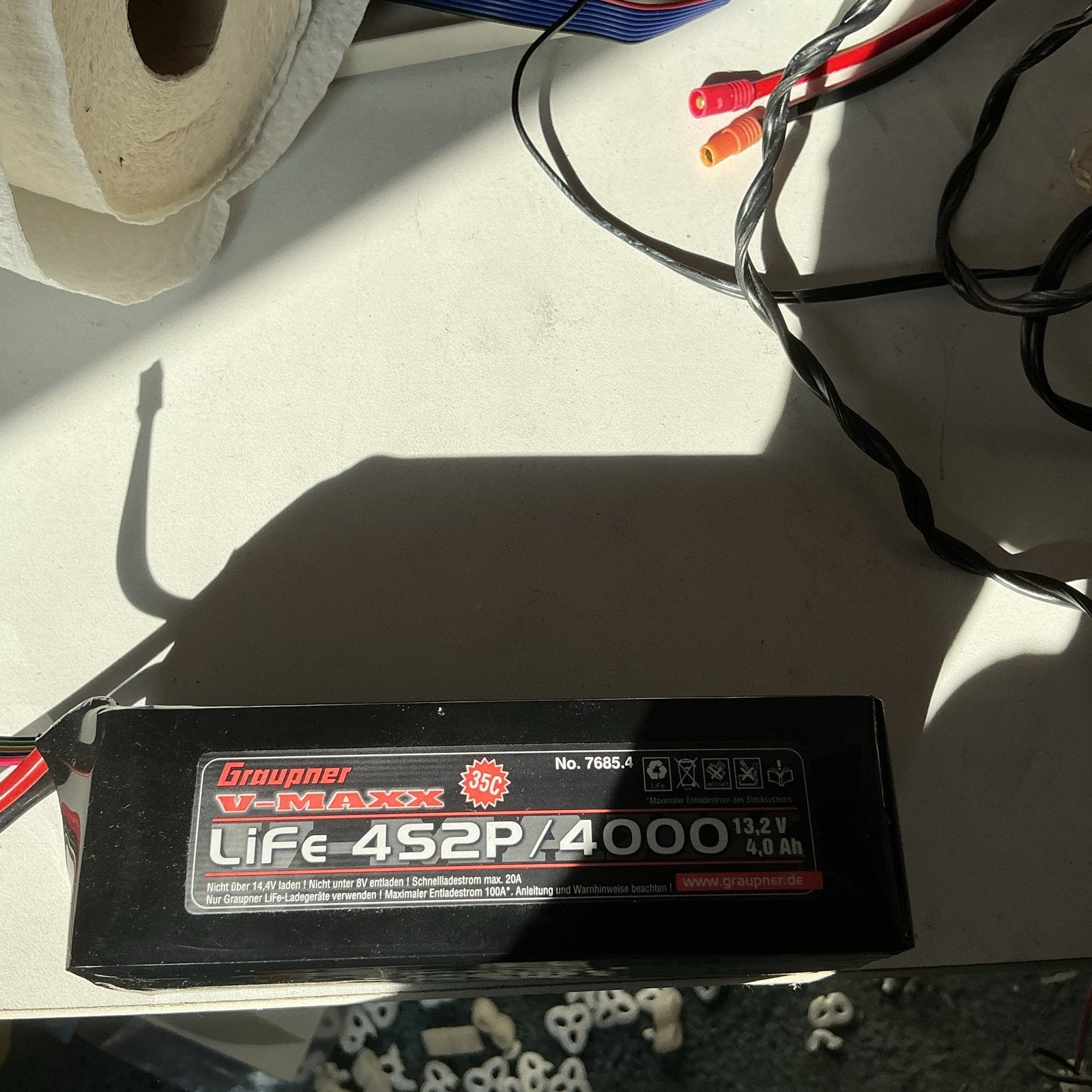 Graupner V-MAXX LiFe 4S2P/4000 Accu, Ophalen of Verzenden, Gebruikt
