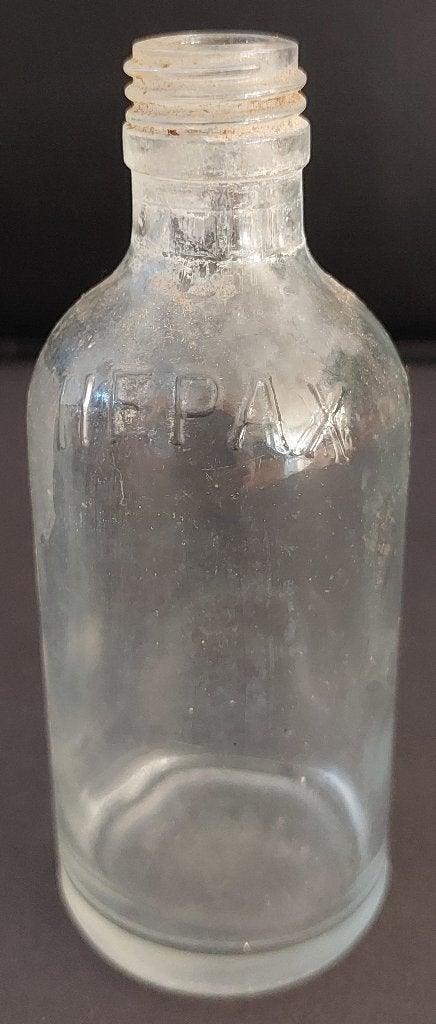 Oud flesje - HEPAX - Adv S 363, Ophalen of Verzenden