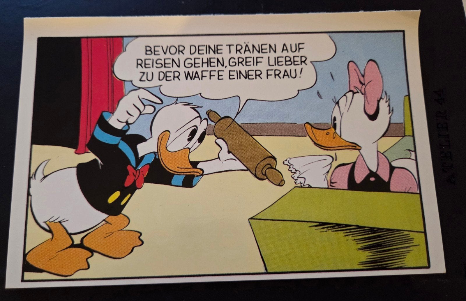 Donald en Katrien Duck Ansichtkaart - Oh Liebling, Verzamelen, Verzenden, 1980 tot heden, Ongelopen, Kinderen