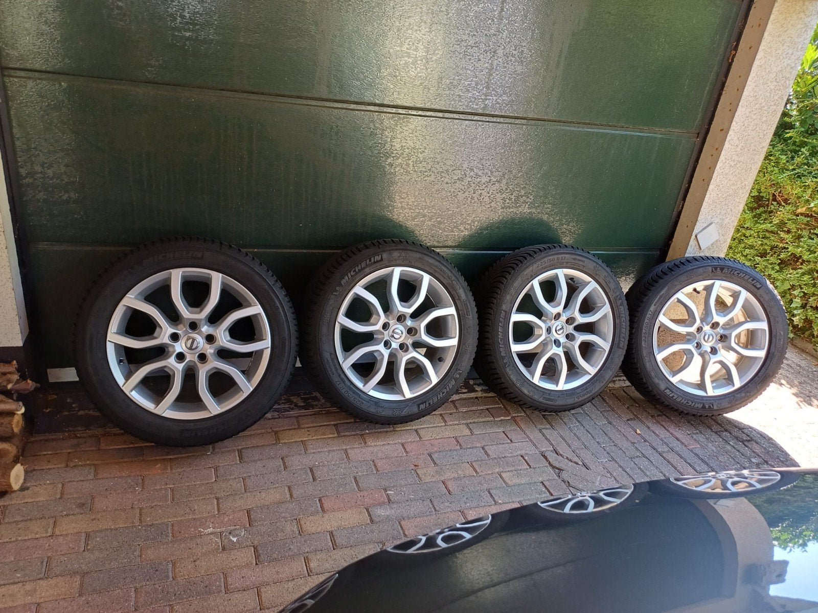 Volvo Velgen met Michelin Alpine 5 Winterbanden 225/50 R17, Ophalen of Verzenden, Gebruikt