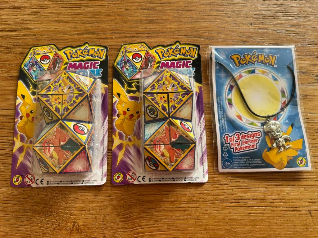 Pokémon Magic Cube en Ketting - Nieuw in verpakking, Ophalen of Verzenden, Nieuw, Jongen of Meisje