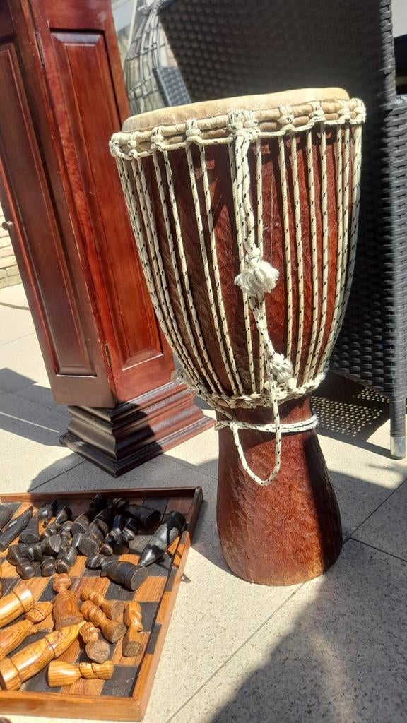 Djembe trommel - Afrikaanse percussie, Muziek en Instrumenten, Percussie, Ophalen of Verzenden