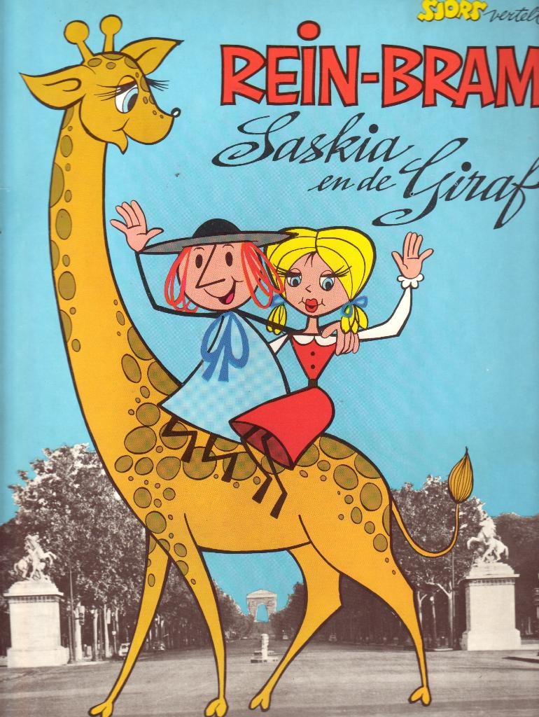 Rein - Bram, Saskia en de Giraf - naar de televisiefilm, Boeken, Kinderboeken | Jeugd | onder 10 jaar, Ophalen of Verzenden, Gelezen
