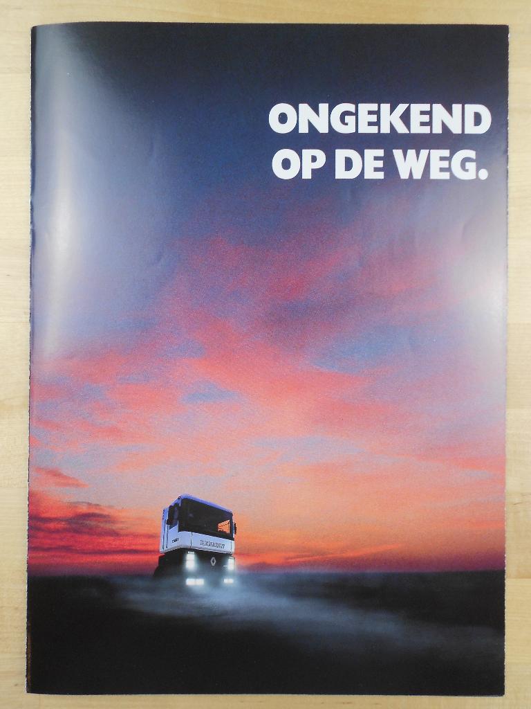 Renault Magnum Brochure 1990 – AE500 AE380 AE, Renault, Ophalen of Verzenden, Zo goed als nieuw, Renault