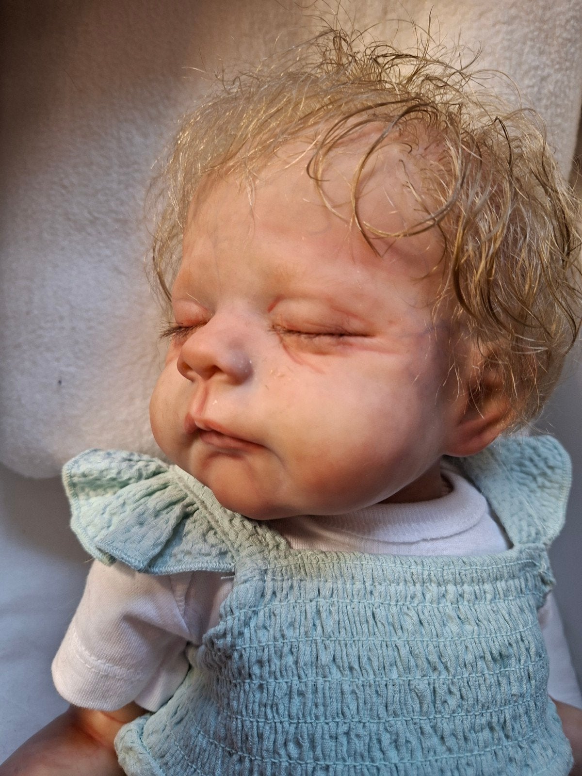 Reborn babypop met certificaat en geboortebewijs - Joanna Ka, Verzamelen, Ophalen of Verzenden, Nieuw, Overige typen, Levensecht of Reborn
