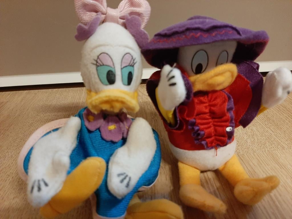 Donald duck en katrien knuffeltjes mcdonalds, Verzamelen, Ophalen of Verzenden