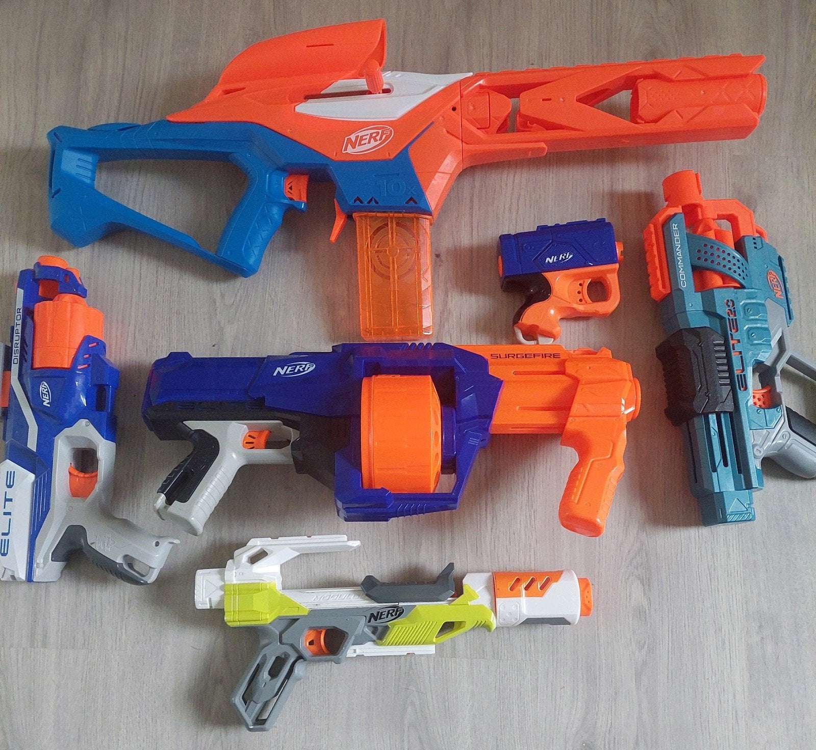 Nerf Blasters - 6 Diverse Modellen, Ophalen, Gebruikt