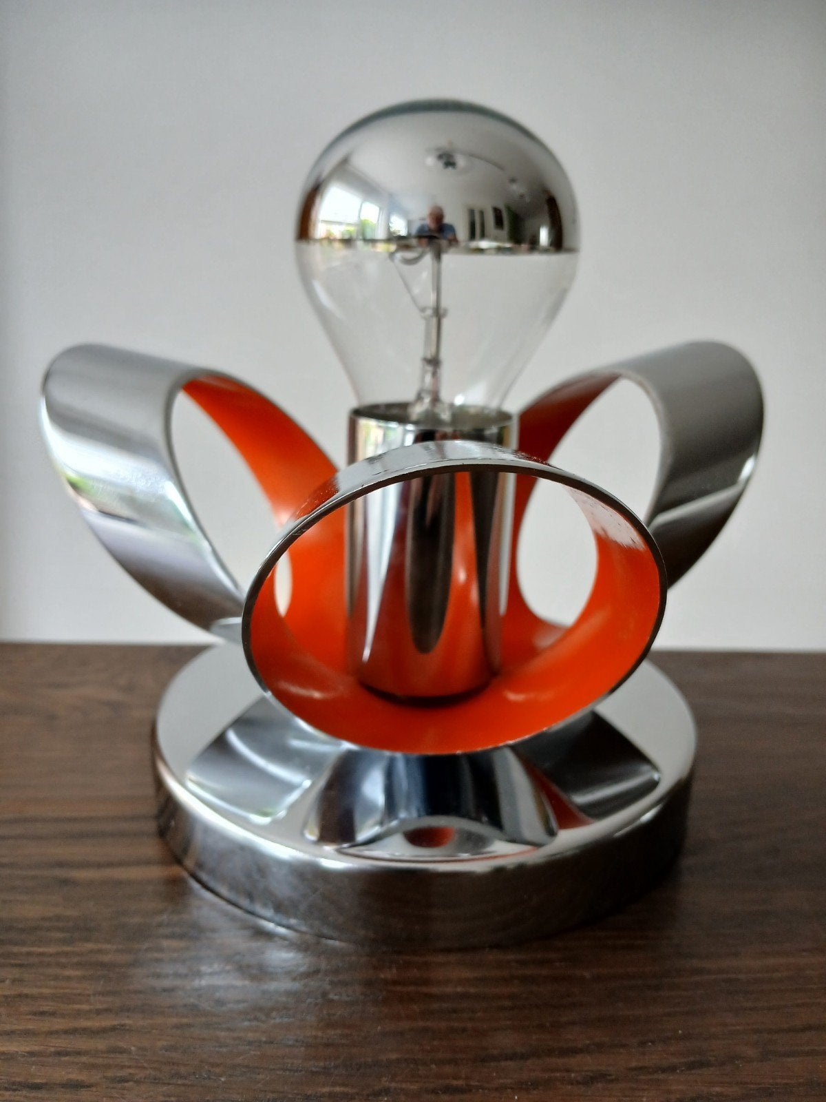 Vintage Raak Fleur wandlamp, Ophalen of Verzenden, Gebruikt, Metaal, Vintage design Jaren '70, Mid-century Modern Raak space age
