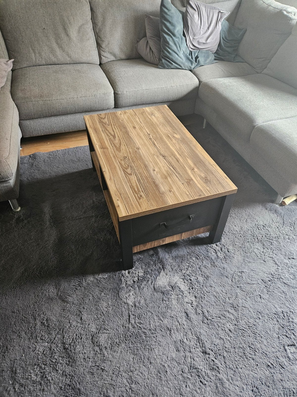 Salontafel met lade - 90x56x41.5 cm - Gebruikt, Ophalen