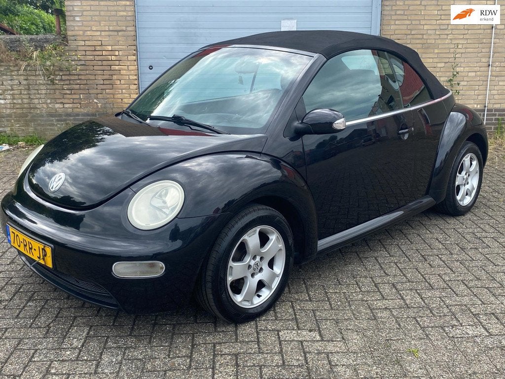 Volkswagen New Beetle Cabriolet 1.6 Turijn Comfort, Auto's, Volkswagen, Stof, Gebruikt, Beetle (Kever), 4 cilinders