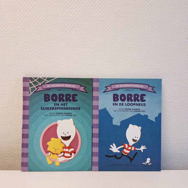 Borre en het Suikerspinnenweb + Borre en de Loopneus - Boek