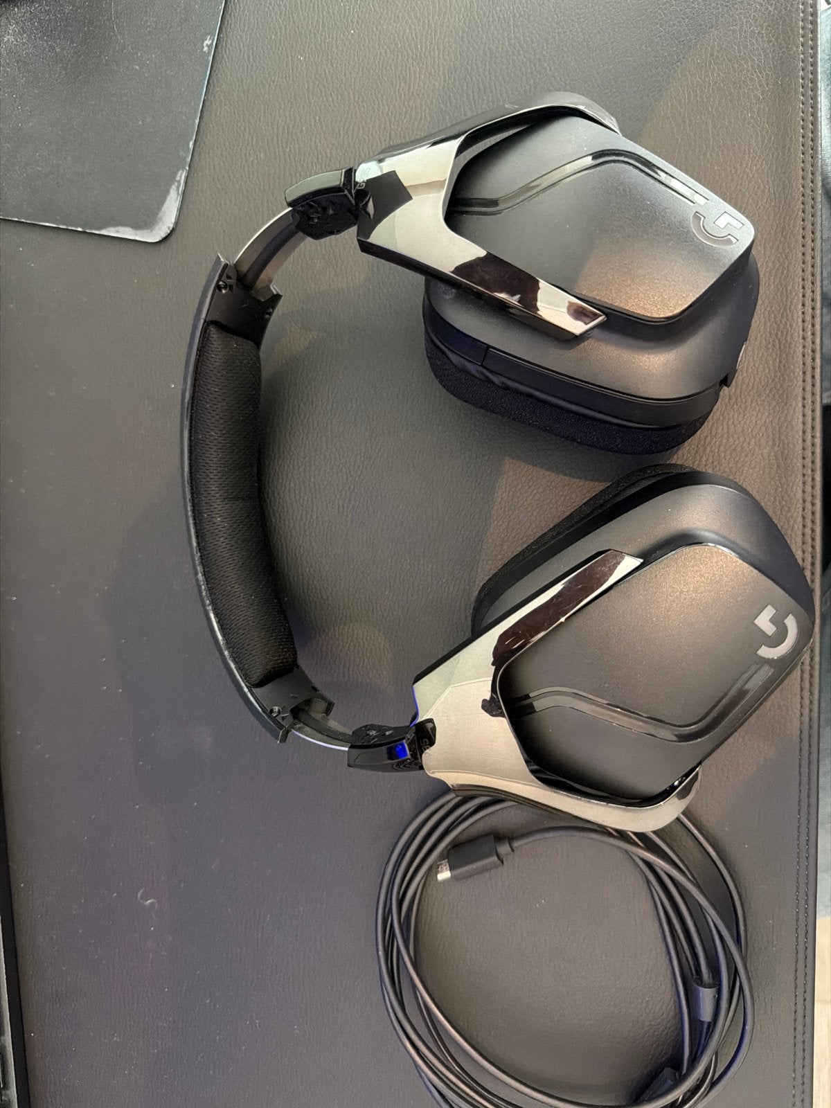 Logitech G935 Draadloze Gaming Headset, Logitech, Ophalen of Verzenden, Zwart, Draadloos
