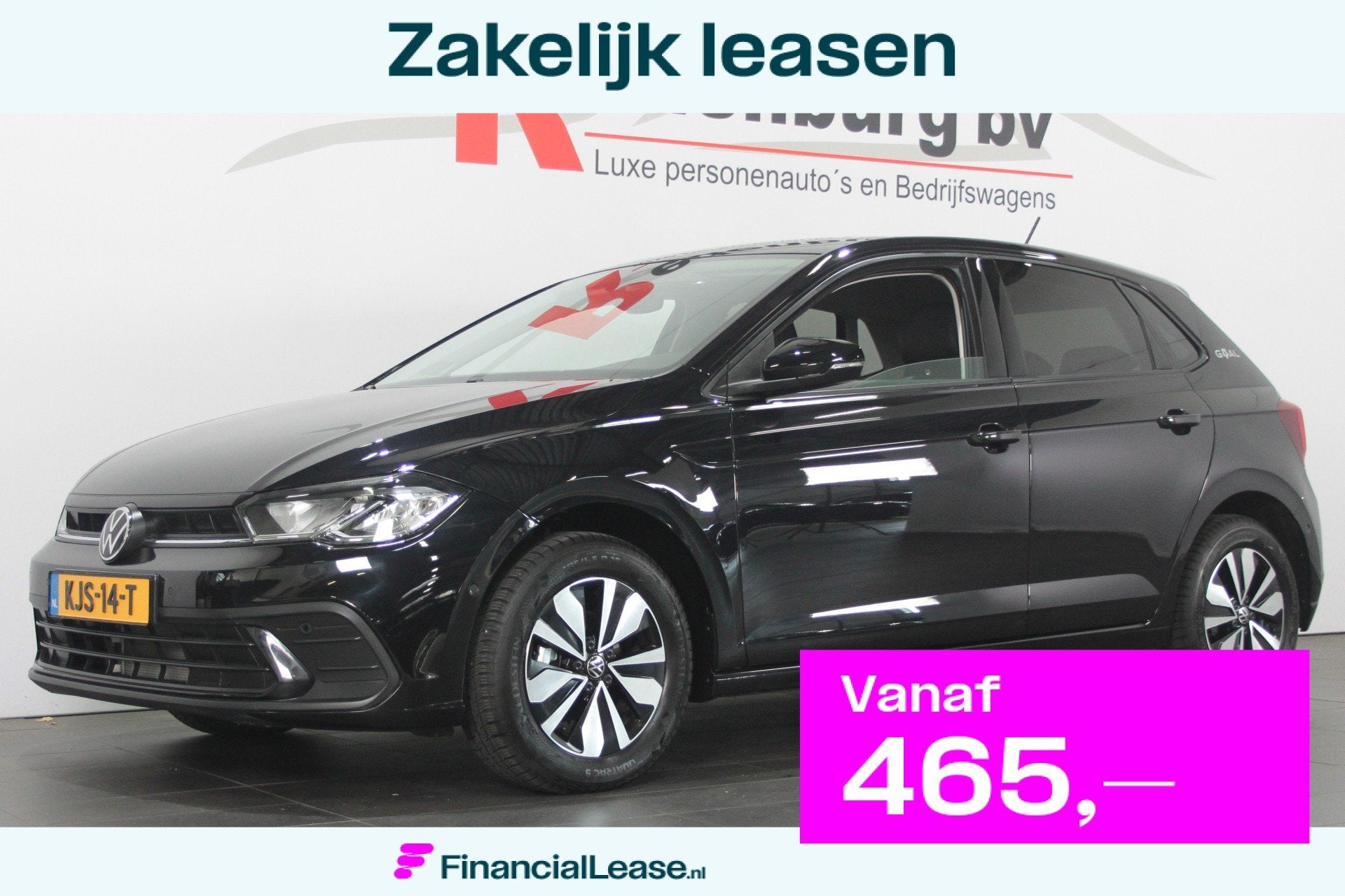 Volkswagen Polo 1.0 TSI Goal Edition - Carplay / Camera / Do, Stof, Gebruikt, Euro 6, Zwart