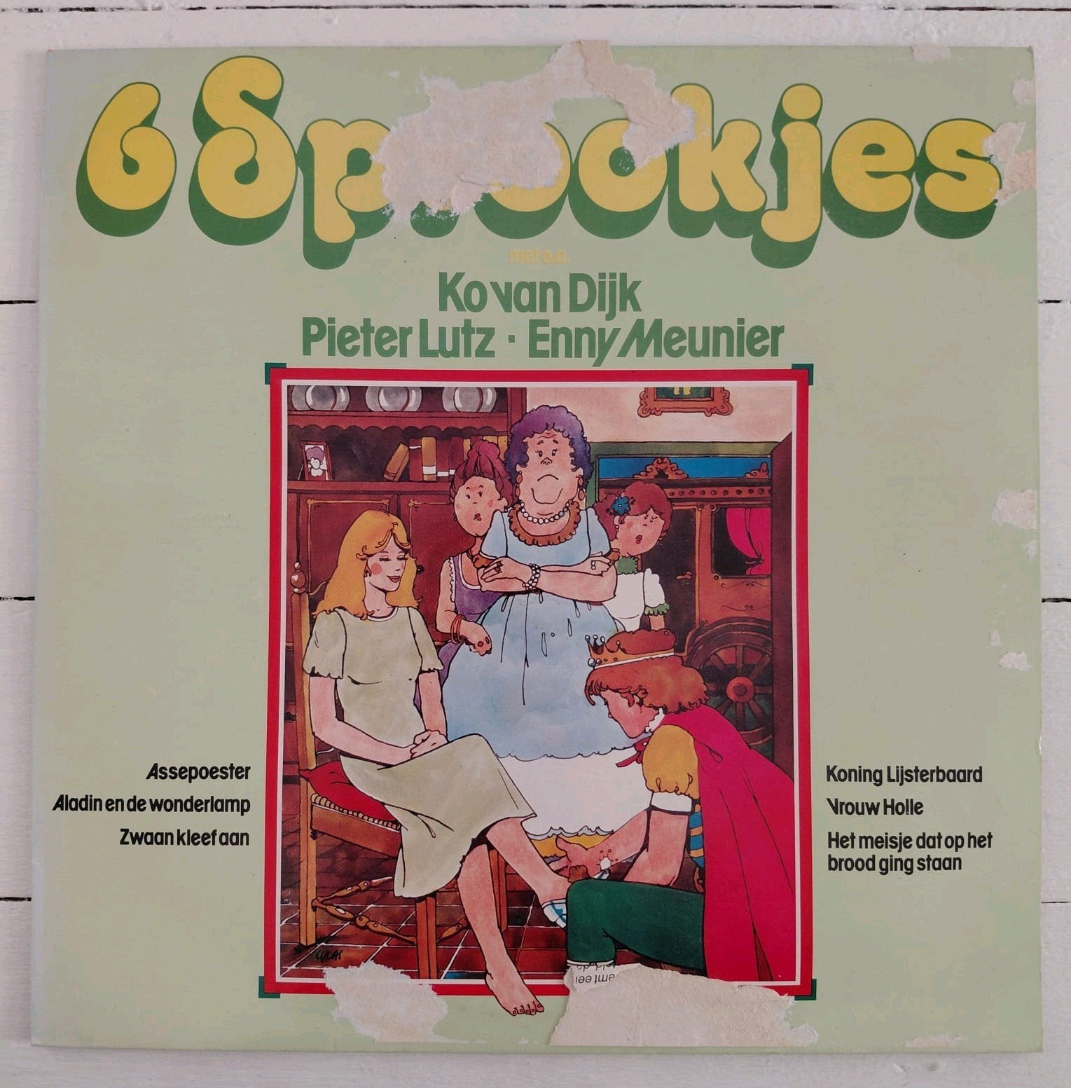 6 sprookjes Ko van Dijk Pieter Lutz Enny Meunier lp vinyl, Ophalen of Verzenden, Gebruikt, 12 inch, Verhaal of Sprookje