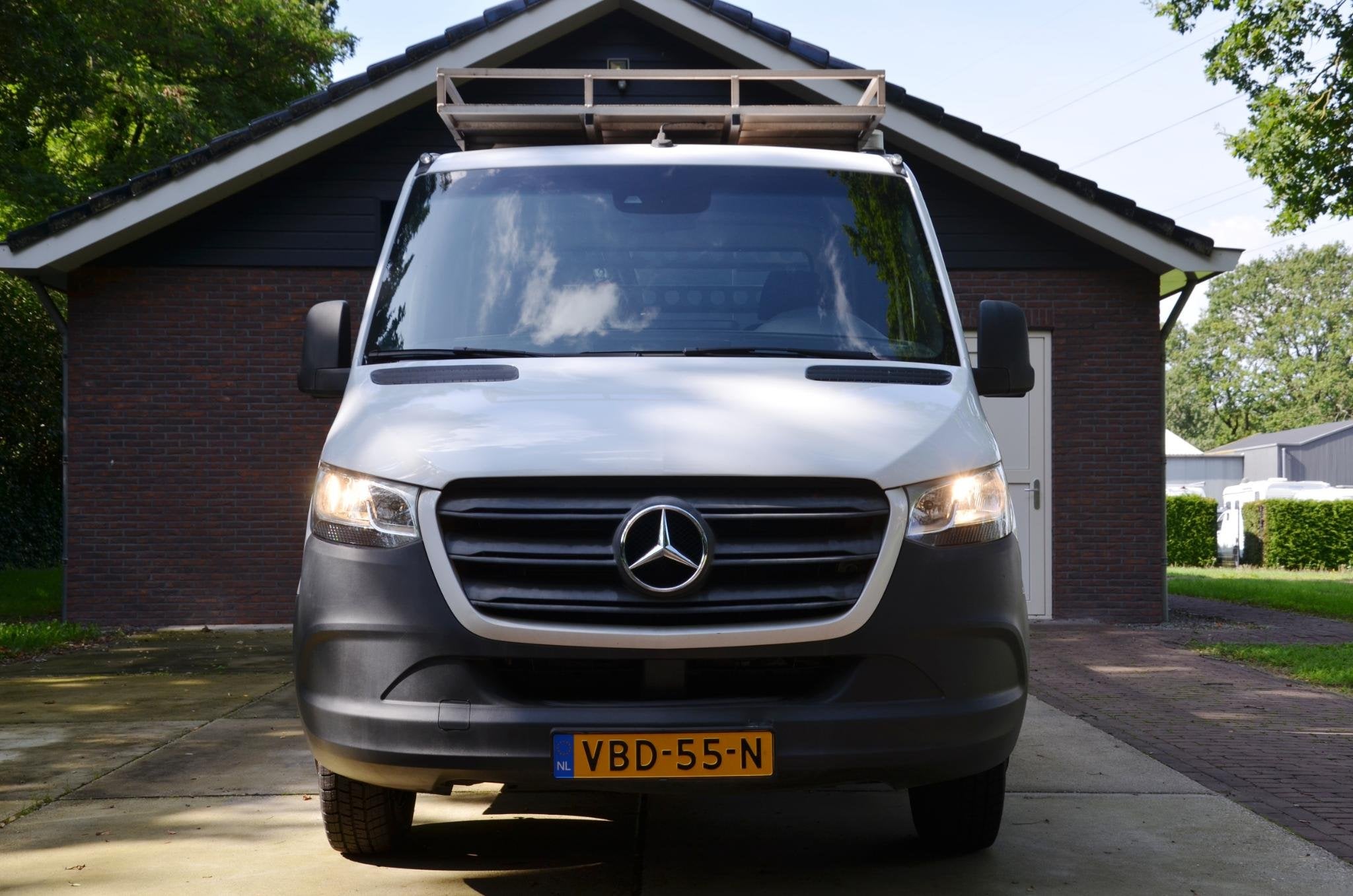 Mercedes-Benz Sprinter 514 2.2 CDI L3 DC EURO VI-D Laadkraan, Automaat, Gebruikt, Euro 6, 2000 kg