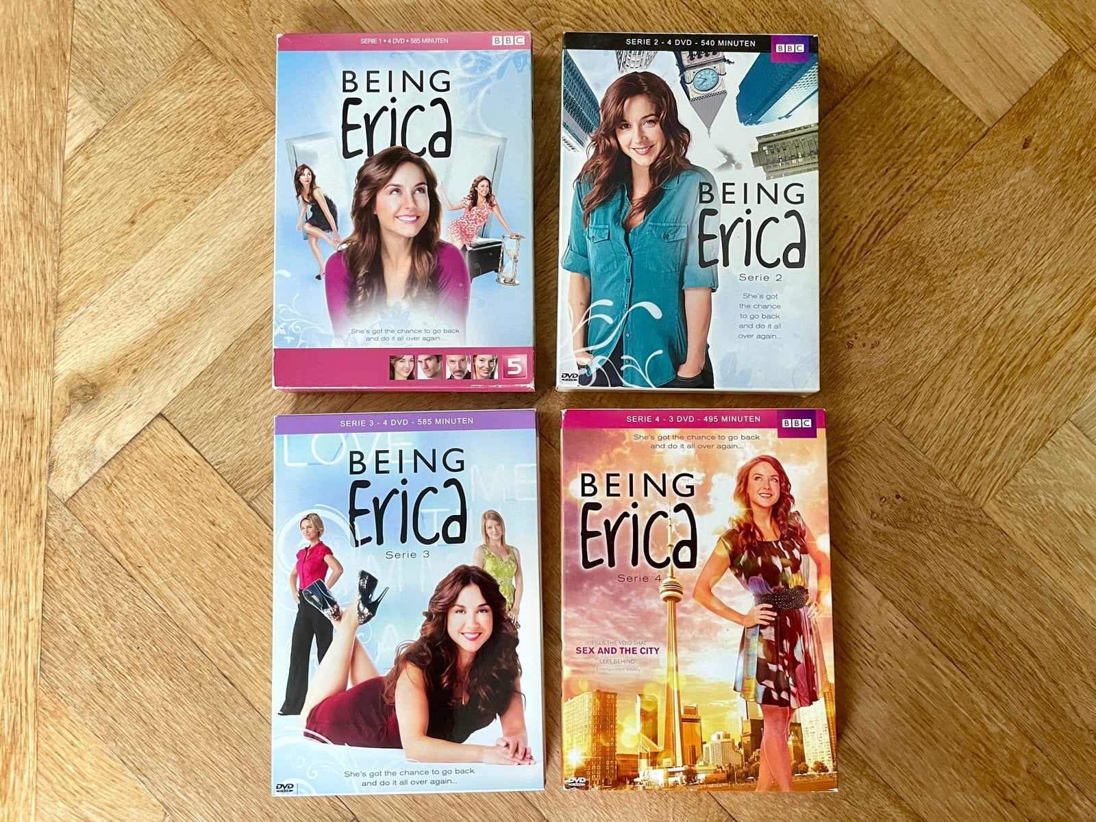 Being Erica - Complete serie op DVD (nette staat, met NL), Cd's en Dvd's, Engels, Nederlands, Ophalen of Verzenden, Zo goed als nieuw