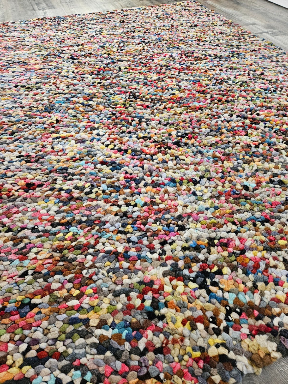 Kleurig wollen vloerkleed 230 x 165 cm, Ophalen, Gebruikt, 150 tot 200 cm, 200 cm of meer